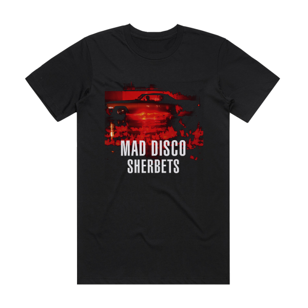 SHERBETS Mad Disco Album Cover T-Shirt Black