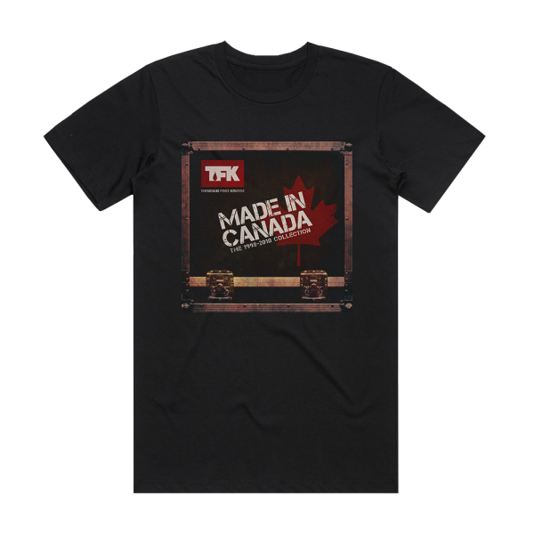 Thousand Foot Krutch Made In Canada The 1998  2010 Collection Album Cover T-Shirt Black