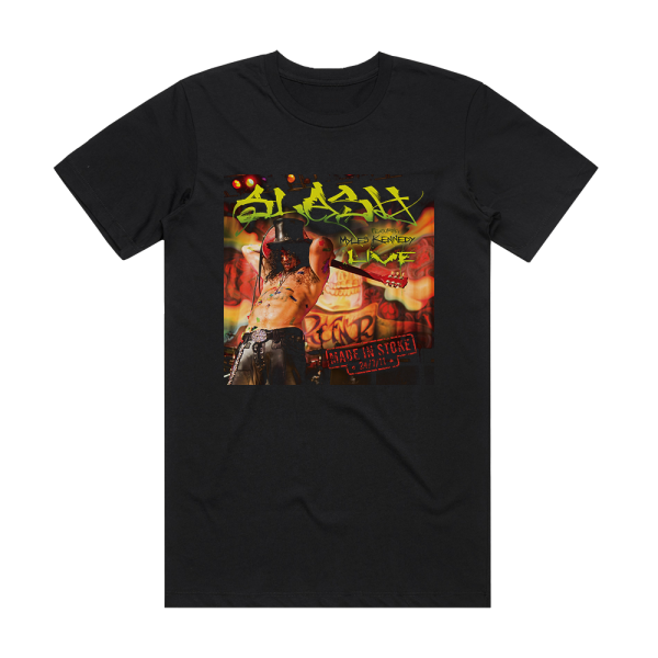 Slash Made In Stoke 24711 Album Cover T-Shirt Black