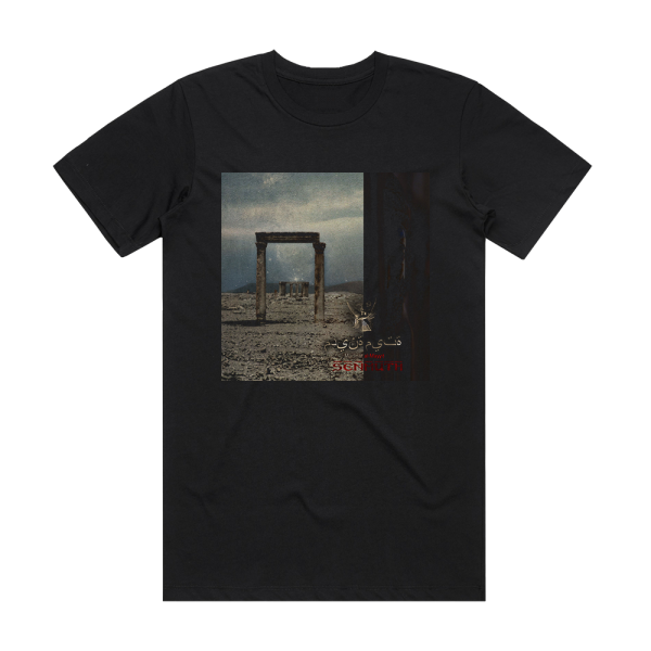 Senmuth Madinat Al Mayyit Album Cover T-Shirt Black