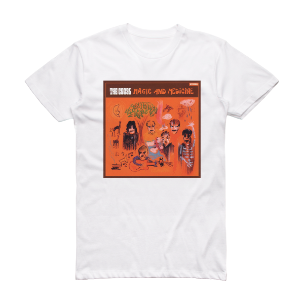 The Coral Magic And Medicine Album Cover T-Shirt White