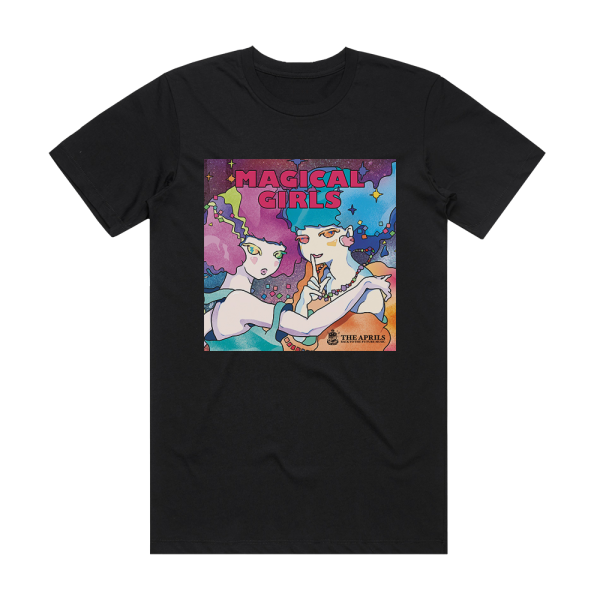 The Aprils Magical Girls Album Cover T-Shirt Black