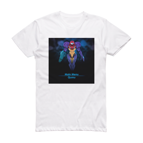 Qumu Main Menu From Metroid Prime Album Cover T-Shirt White