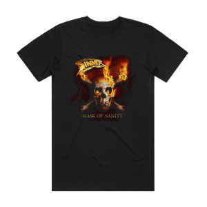 Sinner Mask Of Sanity Album Cover T-Shirt Black