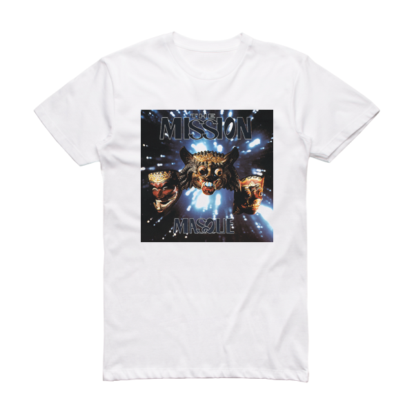 The Mission Masque Album Cover T-Shirt White