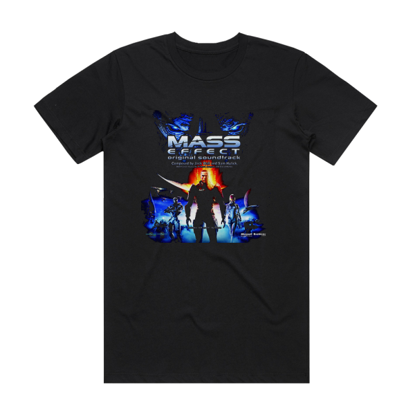 Sam Hulick Mass Effect Album Cover T-Shirt Black