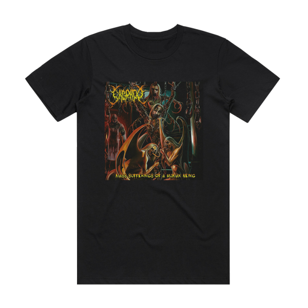 Sagrado Mass Sufferings Of A Human Being Album Cover T-Shirt Black