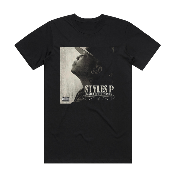 Styles P Master Of Ceremonies Album Cover T-Shirt Black