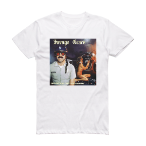 Savage Grace Master Of Disguise Album Cover T-Shirt White