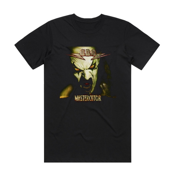 U D O Mastercutor Album Cover T-Shirt Black