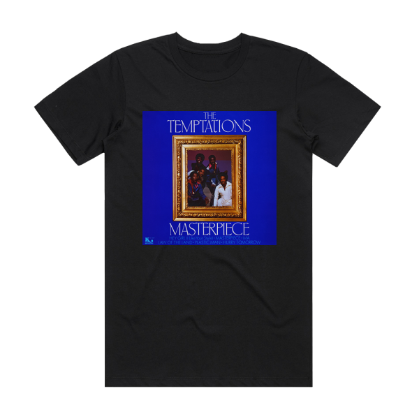 The Temptations Masterpiece 1 Album Cover T-Shirt Black