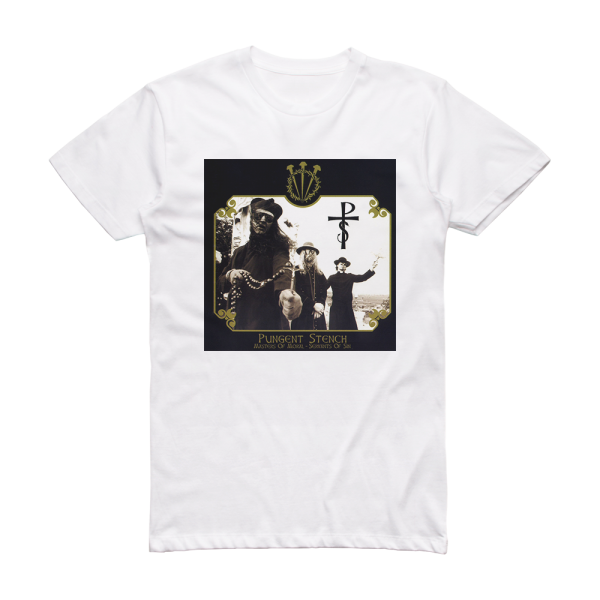 Pungent Stench Masters Of Moral  Servants Of Sin Album Cover T-Shirt White