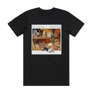 St Lucia Matter 1 Album Cover T-Shirt Black