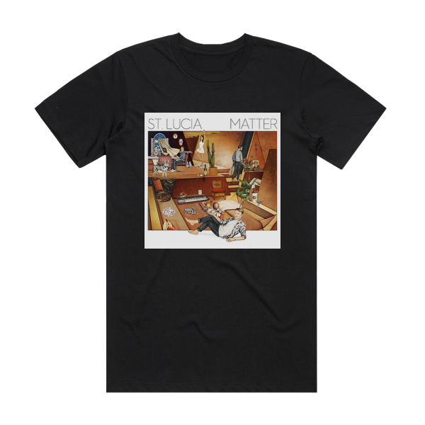 St Lucia Matter 1 Album Cover T-Shirt Black