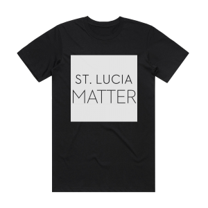 St Lucia Matter 2 Album Cover T-Shirt Black