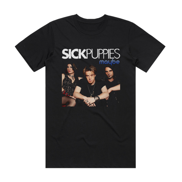 Sick Puppies Maybe 2 Album Cover T-Shirt Black