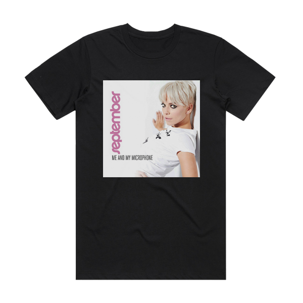 September Me And My Microphone 2 Album Cover T-Shirt Black