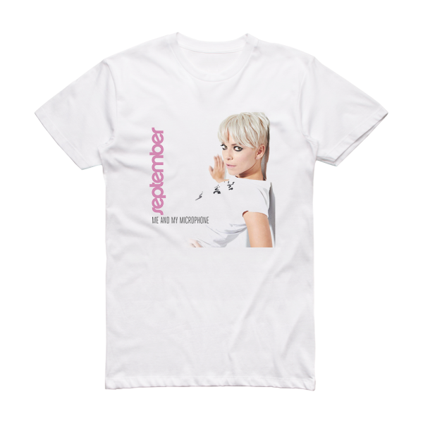 September Me And My Microphone 2 Album Cover T-Shirt White