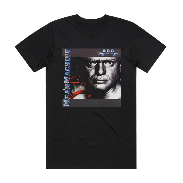 U D O Mean Machine Album Cover T-Shirt Black