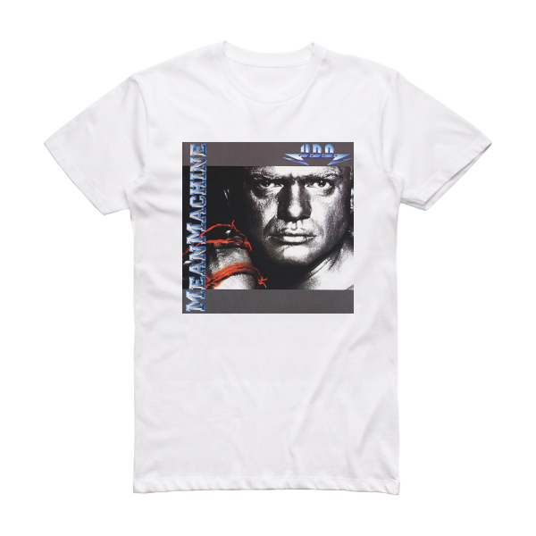 U D O Mean Machine Album Cover T-Shirt White