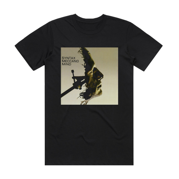 Syntax Meccano Mind Album Cover T-Shirt Black