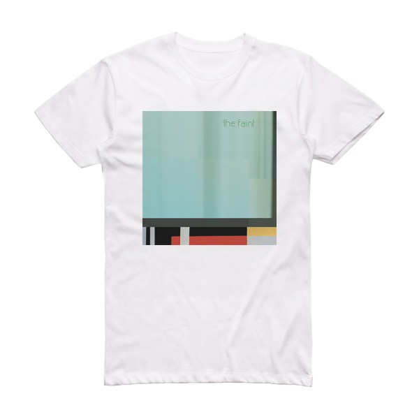 The Faint Media Album Cover T-Shirt White