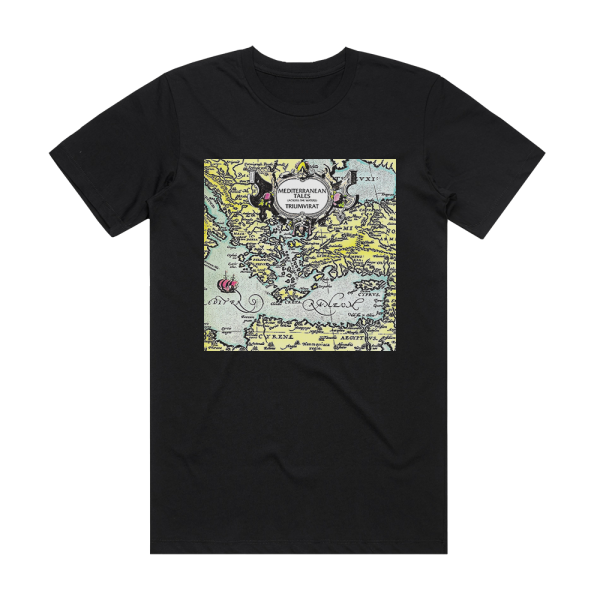 Triumvirat Mediterranean Tales Across The Waters Album Cover T-Shirt Black