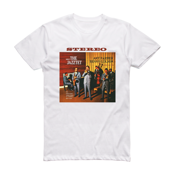 The Jazztet Meet The Jazztet 1 Album Cover T-Shirt White