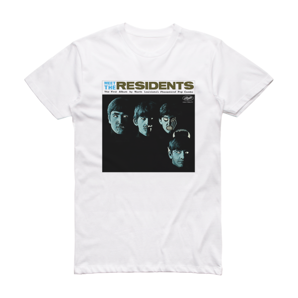 The Residents Meet The Residents Album Cover T-Shirt White