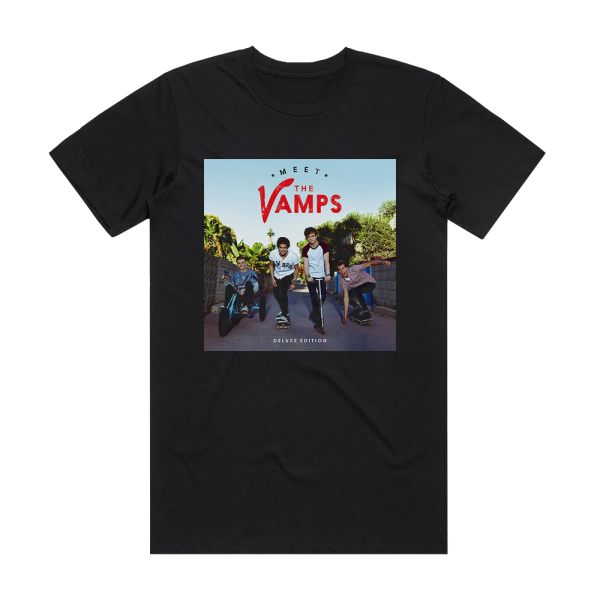 The Vamps Meet The Vamps Deluxe Version 2 Album Cover T-Shirt Black