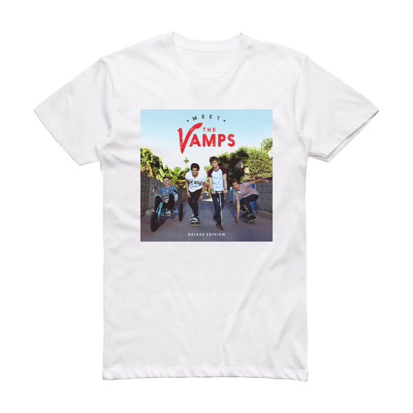 The Vamps Meet The Vamps Deluxe Version 2 Album Cover T-Shirt White