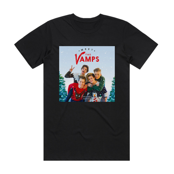 The Vamps Meet The Vamps Deluxe Version 3 Album Cover T-Shirt Black