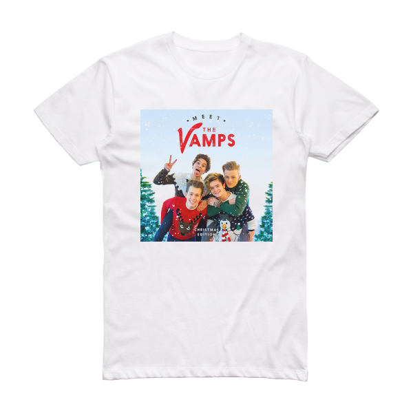 The Vamps Meet The Vamps Deluxe Version 3 Album Cover T-Shirt White