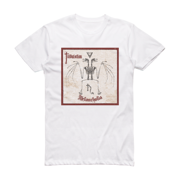 Tribulation Melancholia Album Cover T-Shirt White