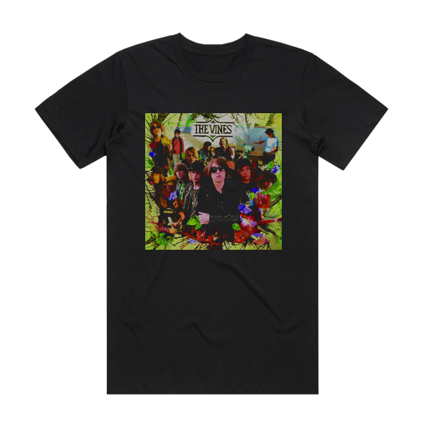 The Vines Melodia Album Cover T-Shirt Black