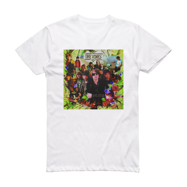 The Vines Melodia Album Cover T-Shirt White