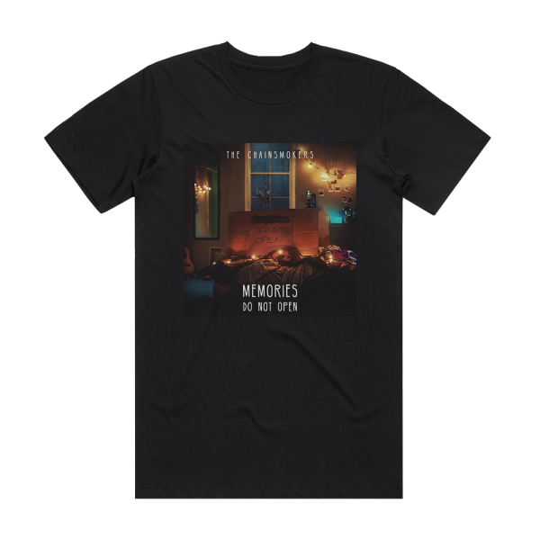 The Chainsmokers Memoriesdo Not Open Album Cover T-Shirt Black