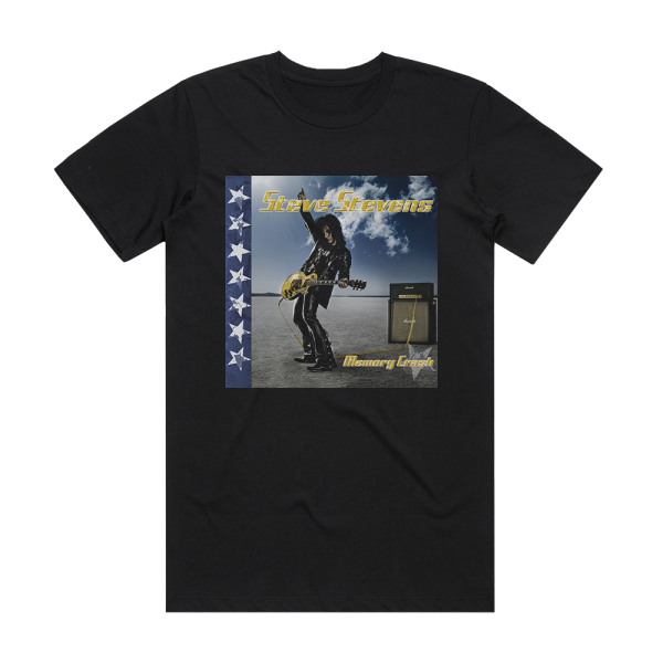 Steve Stevens Memory Crash Album Cover T-Shirt Black