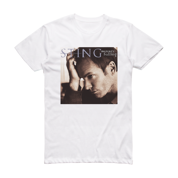 Sting Mercury Falling Album Cover T-Shirt White