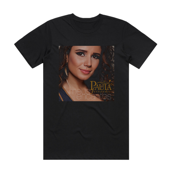 Paula Fernandes Meus Encantos Album Cover T-Shirt Black