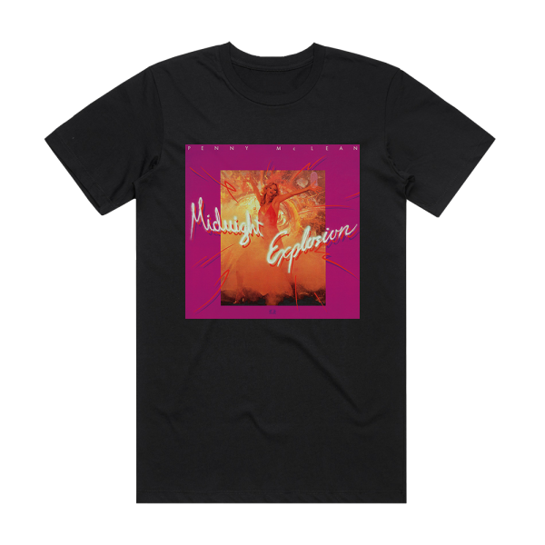 Penny McLean Midnight Explosion Album Cover T-Shirt Black