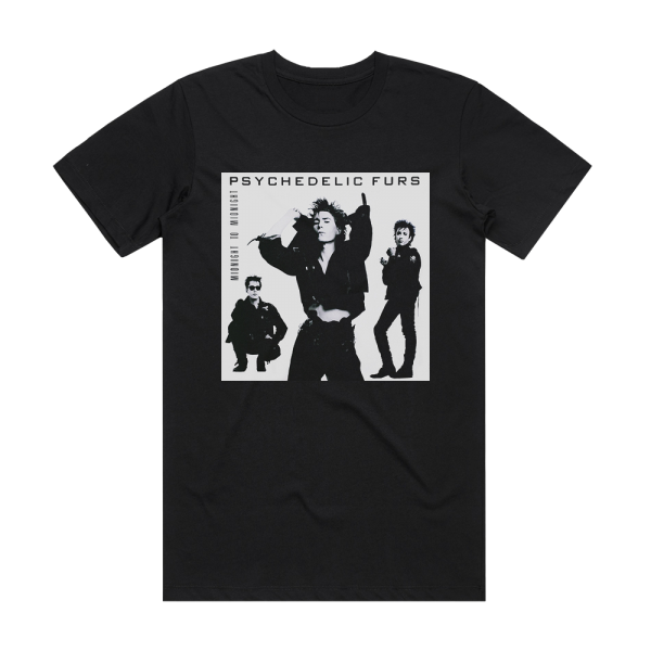 The Psychedelic Furs Midnight To Midnight Album Cover T-Shirt Black