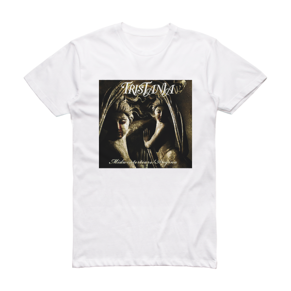 Tristania Midwintertears Angina Album Cover T-Shirt White