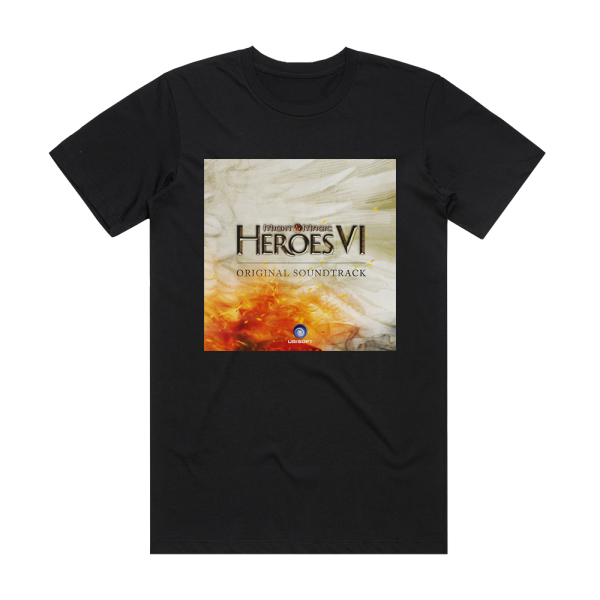 Various Artists Might Magic Heroes Vi Album Cover T-Shirt Black