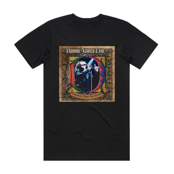 Ronnie James Dio Mightier Than The Sword The Ronnie James Dio Story Album Cover T-Shirt Black