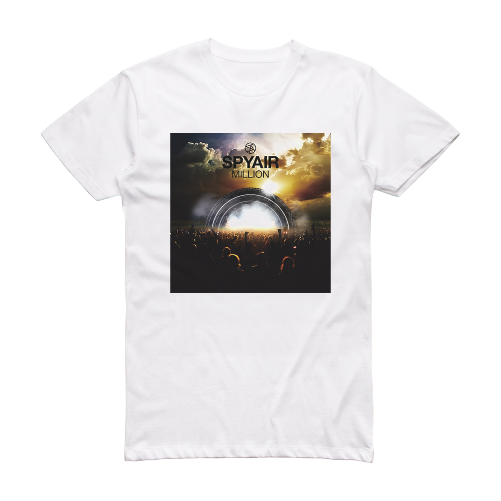 SPYAIR Million Album Cover T-Shirt White