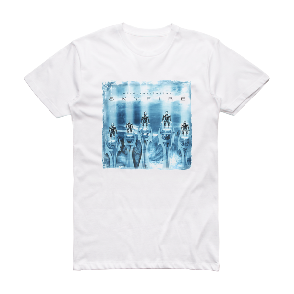 Skyfire Mind Revolution Album Cover T-Shirt White