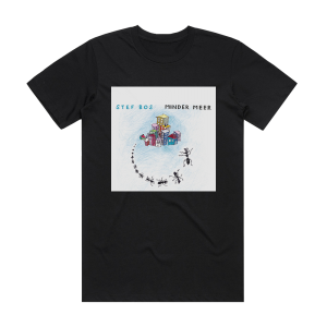 Stef Bos Minder Meer Album Cover T-Shirt Black