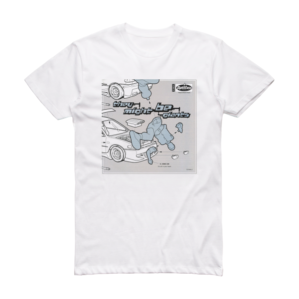 They Might Be Giants Mink Car Album Cover T-Shirt White