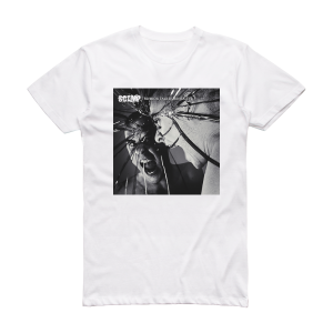Scamp Mirror Faced Mentality Album Cover T-Shirt White